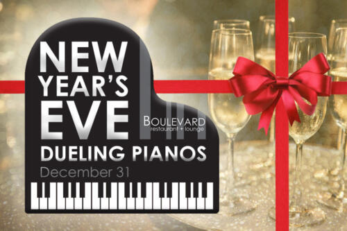 Boulevard Restaurant Dueling Pianos Graphic