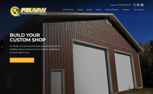Pruvan Construction - Home Page Banner